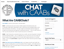 Tablet Screenshot of caabchats.com